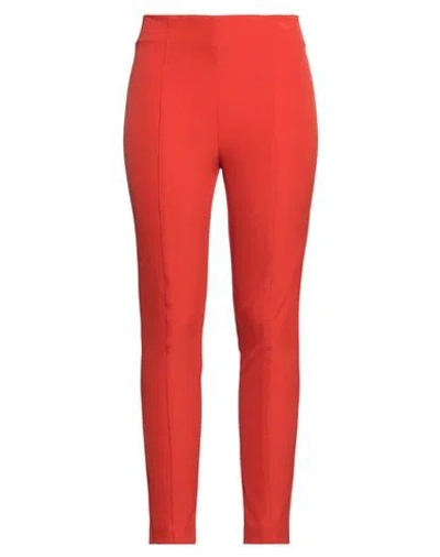 Veronica Beard Woman Pants Tomato Red Size 10 Polyamide, Elastane
