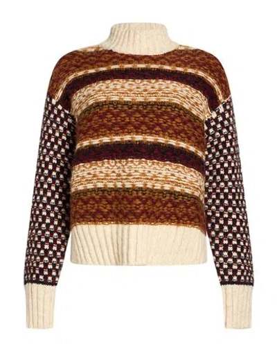 Veronica Beard Woman Sweater Mustard Size S Polyacrylic, Alpaca Wool, Polyamide, Merino Wool In Multi