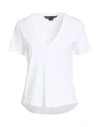 Veronica Beard Woman T-shirt White Size Xl Supima Cotton