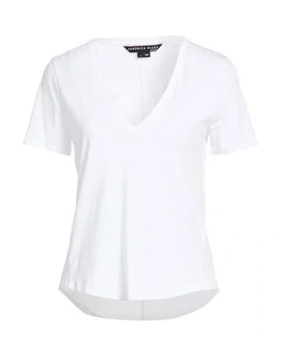 Veronica Beard Woman T-shirt White Size Xl Supima Cotton
