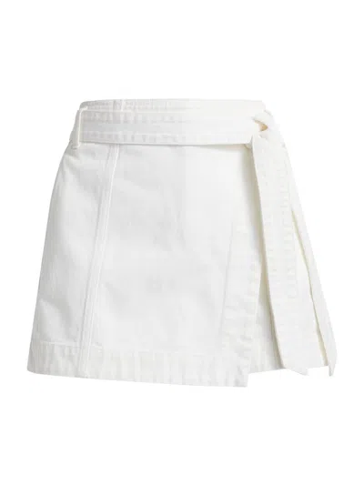 Veronica Beard Women's Agee Cotton-blend Skort In White