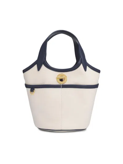 Veronica Beard Women's Anchor Cotton Canvas Bucket Bag