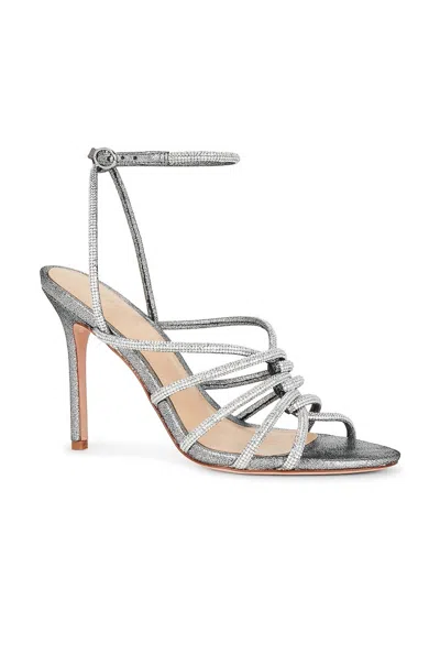Veronica Beard Women's Aneesha Ankle Strap Sandal In Grey Silver