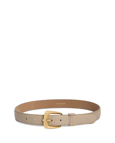 Veronica Beard Women's Arch Leather Belt In Neutral