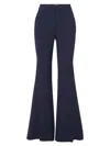 Veronica Beard Arden High Waist Flare Leg Pants In Black