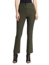 VERONICA BEARD WOMEN'S ARTE WOOL BLEND CROPPED PANTS