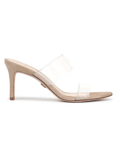 VERONICA BEARD WOMEN'S ASHA 75MM TRANSPARENT STILETTO SANDALS