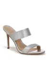 Veronica Beard Women's Asha Mignon High Heel Strappy Sandals In Silver