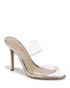 Veronica Beard Women's Asha Slip On High Heel Sandals In Silver
