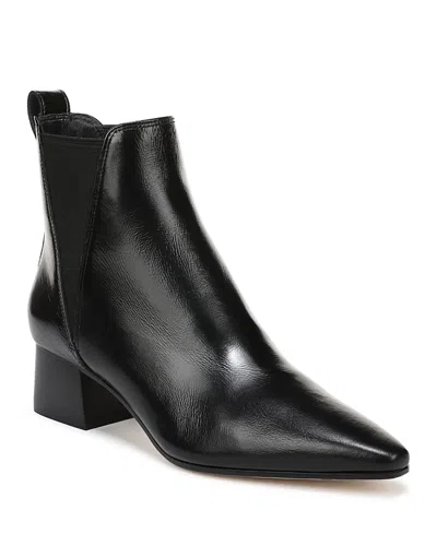 Veronica Beard Women's Astra Leather Chelsea Boots In Black