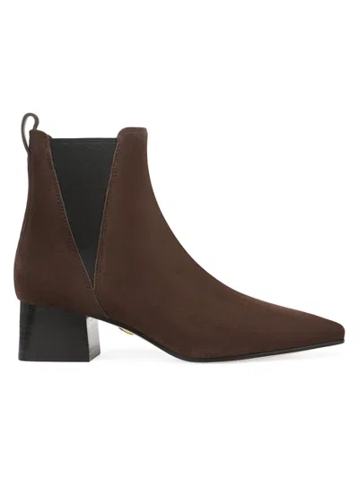 Veronica Beard Astra Suede Ankle Boots In Multi