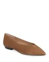 Veronica Beard Bancroft Pointed Toe Flat In Multi