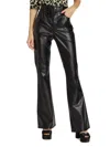 Veronica Beard Women's Beverly Faux Leather Flared Pants In Black