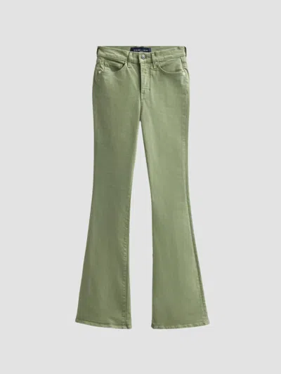 Veronica Beard Women's Beverly High-rise Skinny Flare Jeans In Green