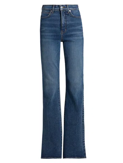 Veronica Beard Women's Beverly High-rise Skinny Flared Jeans In Blue