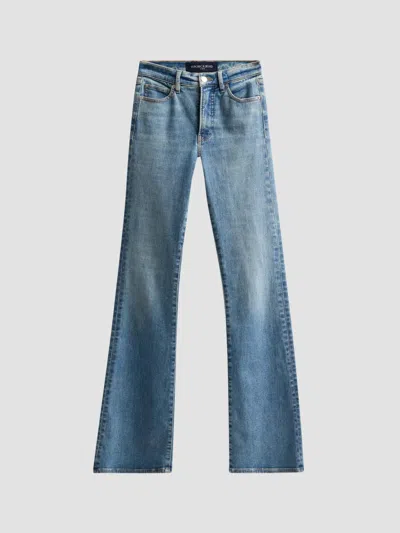 Veronica Beard Women's Beverly High-rise Skinny-flare Jeans In Hidden Gem