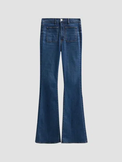 Veronica Beard Women's Beverly Patch-pockets Jeans In Heart Breaker