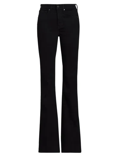 Veronica Beard Women's Beverly Slim-fit High-rise Flare Jeans In Black