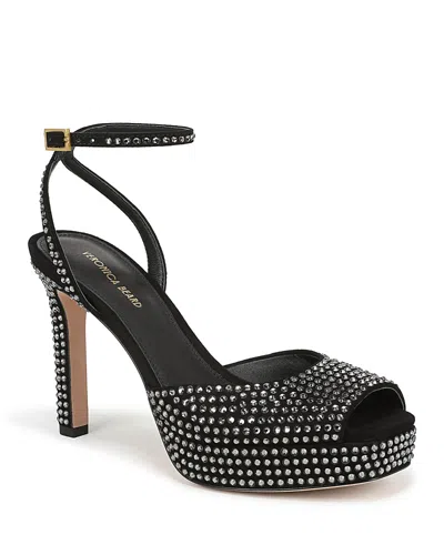 Veronica Beard Women's Brianne Embellished Platform Sandals In Black