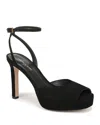 Veronica Beard Brianne Ankle Strap Platform Sandal In Black