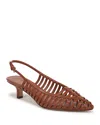 Veronica Beard Britte Kitten Heel Slingback Pump In Whiskey