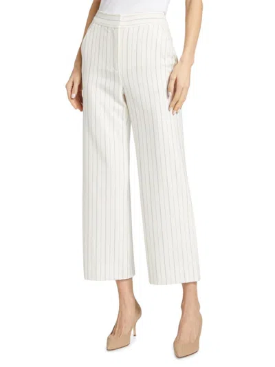 Veronica Beard Women's Brixton Pinstripe Straight-leg Pants In Multi