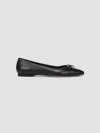 Veronica Beard Cailey Ballet Flat In Black