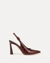 Veronica Beard Women's Callie Croc-embossed Slingback Pump In Sepia In Multi