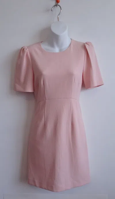 Pre-owned Veronica Beard Women's Cap Puff Sleeve Empire Short Dress Sz 00 598 Pink