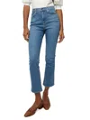 Veronica Beard Women's Carly Crop Flare Jeans In Bright Lakeshore