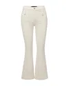 Veronica Beard Carson Kick-flare Jean In White