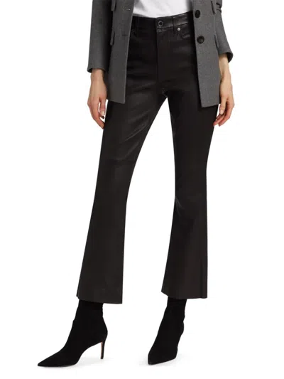 Veronica Beard Women's Carson Faux Leather High-rise Pants In Black