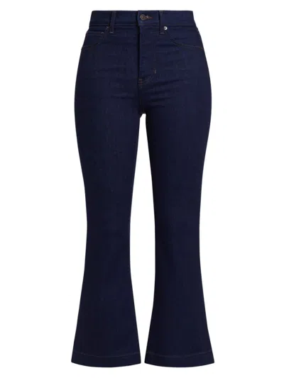 Veronica Beard Women's Carson High-rise Ankle-flare Jeans In Blue