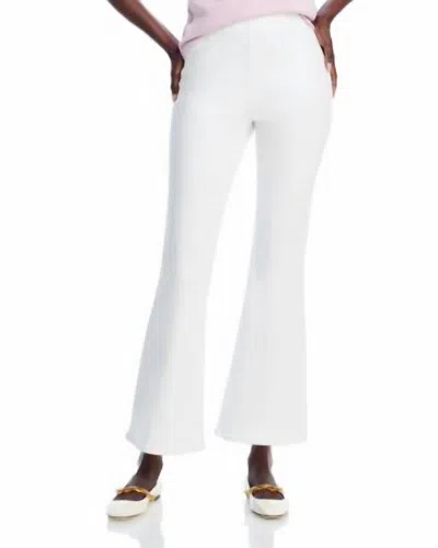 Veronica Beard Women's Carson Off Duty Ankle Flare Pants In White