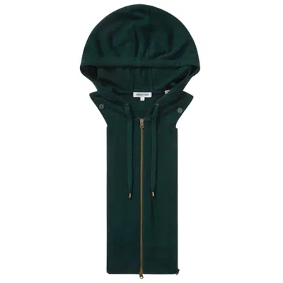 Veronica Beard Women's Cashmere Hoodie Dickey In Pine In Green