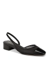 Veronica Beard Cecile Mesh Slingback Ballerina Flats In Black/black Fabric