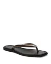 Veronica Beard Clea Flip Flop In Black