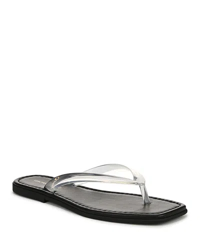 Veronica Beard Women's Clea Jelly Thong Sandals In Metallic