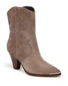Veronica Beard Cody Pointed Toe Western Boot In Taupe