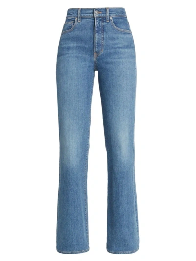 Veronica Beard Women's Crosbie High-rise Slim Straight-leg Jeans In Sedona River