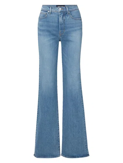 Veronica Beard Women's Crosbie High-rise Flare Jeans In Gray