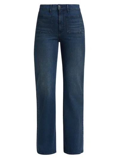 Veronica Beard Women's Crosbie High-rise Wide-leg Jeans