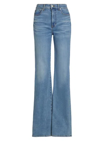 Veronica Beard Women's Crosbie High-rise Wide-leg Jeans In Blue