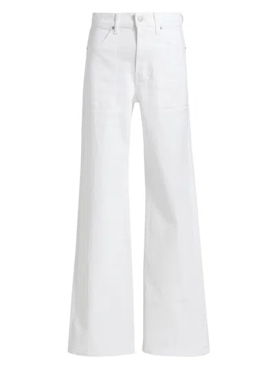 Veronica Beard Beverly High-rise Skinny Flare Jeans In White