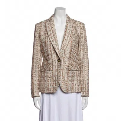 Veronica Beard Women's Cutaway Dickey Jacket In Ivory In Neutral