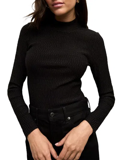 Veronica Beard Women's Dahlia Mock Turtleneck Sweater In Brown