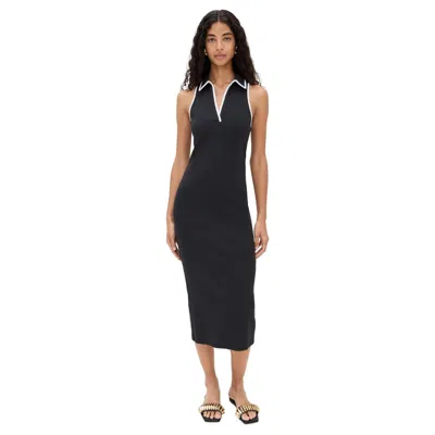 Veronica Beard Women's Darien Midi Dress, Black