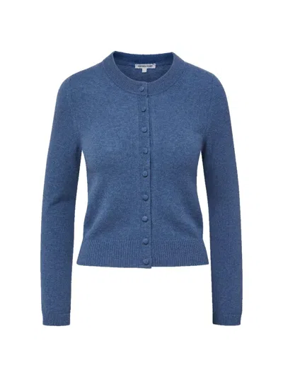 Veronica Beard Daro Long-sleeve Cardigan In Blue