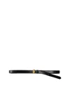 Veronica Beard Dash Leather Belt In Black