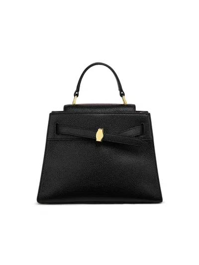 Veronica Beard Women's Dash Buckle-detail Leather Top Handle Bag In Black